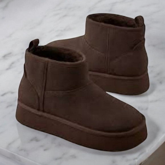 NEW! American Eagle Hangout Booties - Chocolate - Size 9 - Picture 4 of 7